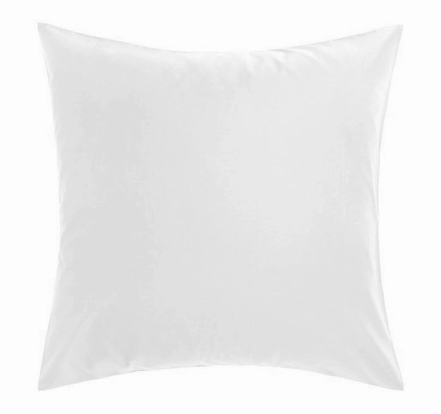 250THC Poly Cotton Percale European Pillowcase White