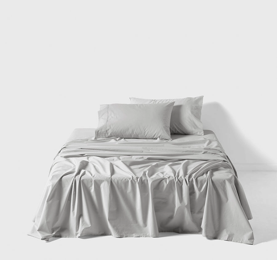 400THC Australian Cotton Sheet Set Range Silver