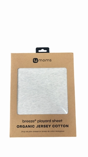 4moms Breeze Bassinet Sheet, Organic Jersey Cotton, Single