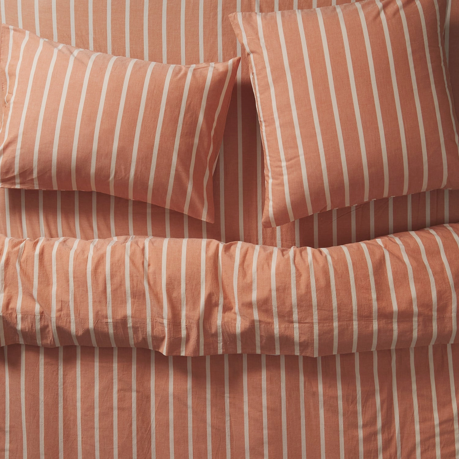 Abrielle Cotton Pillowcase Set - Crème Caramel
