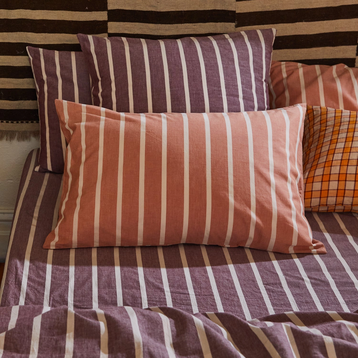 Abrielle Cotton Pillowcase Set - Crème Caramel