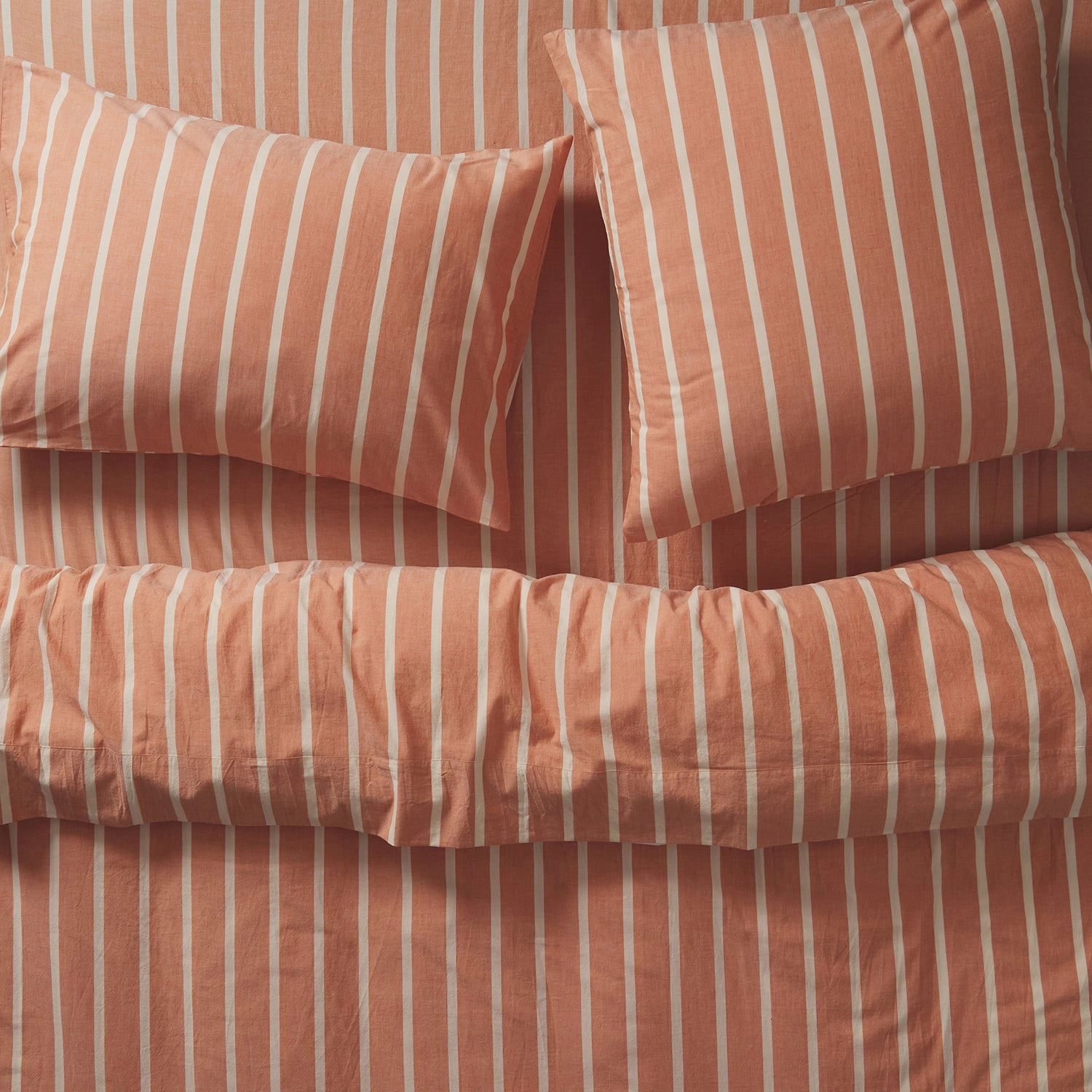 Abrielle Cotton Pillowcase Set - Crème Caramel