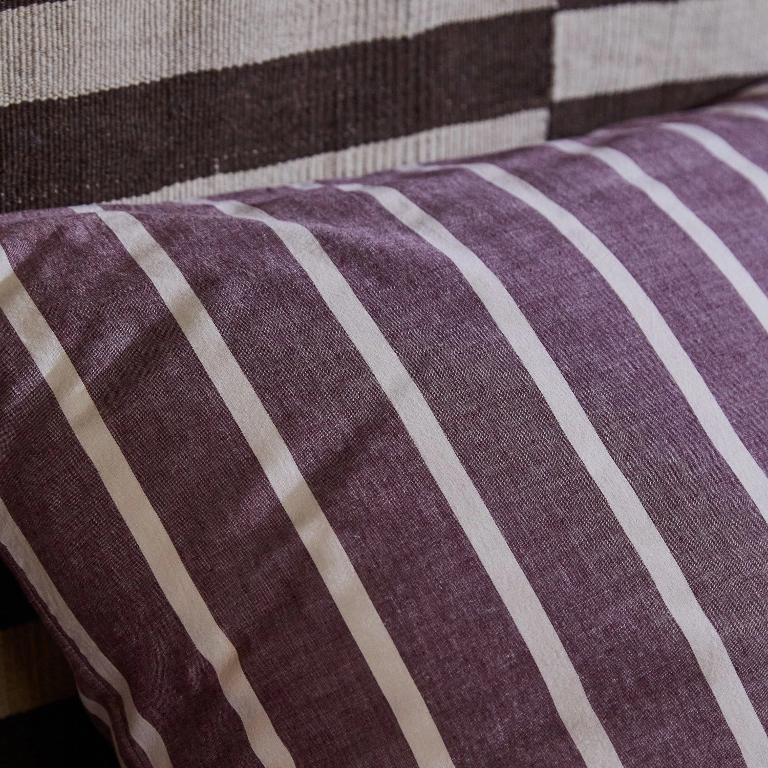 Abrielle Cotton Pillowcase Set - Mahogany