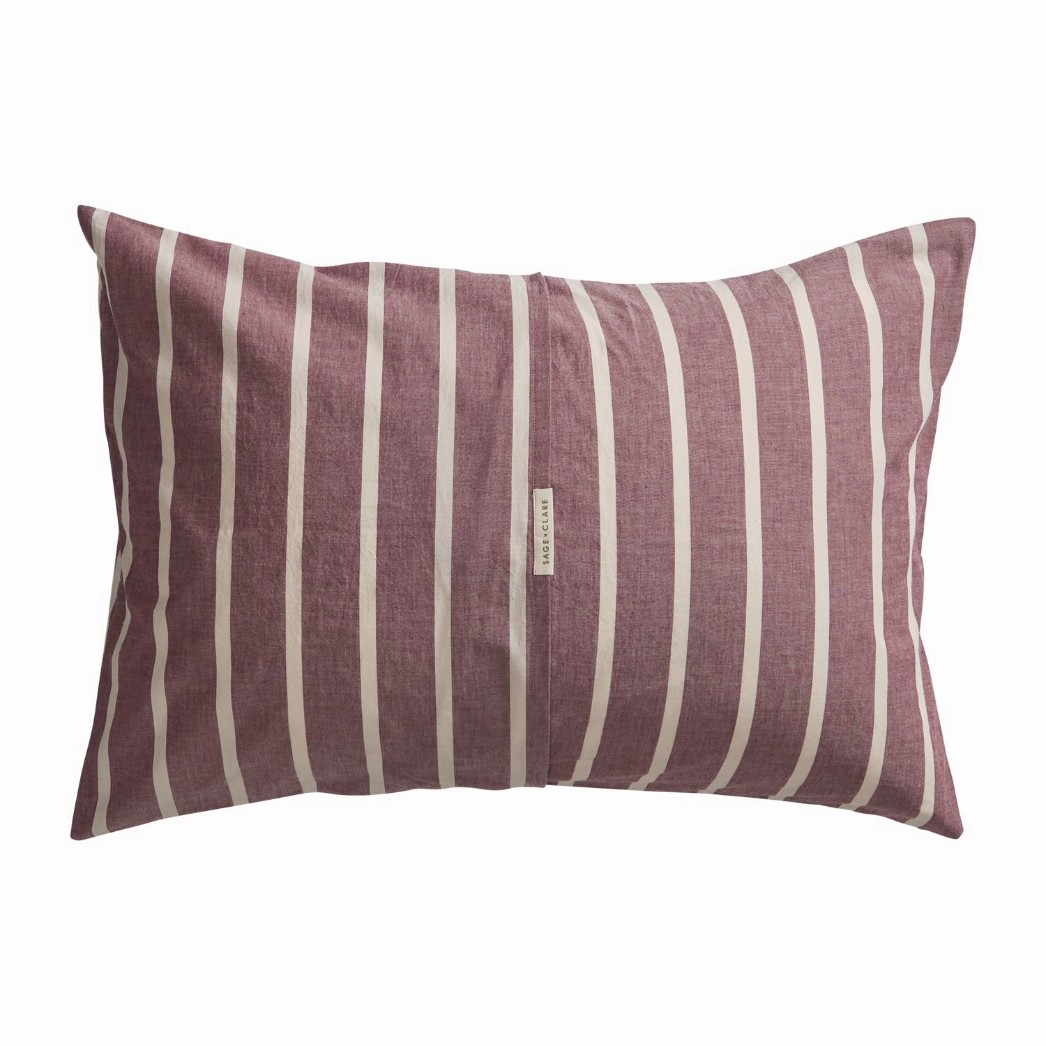 Abrielle Cotton Pillowcase Set - Mahogany