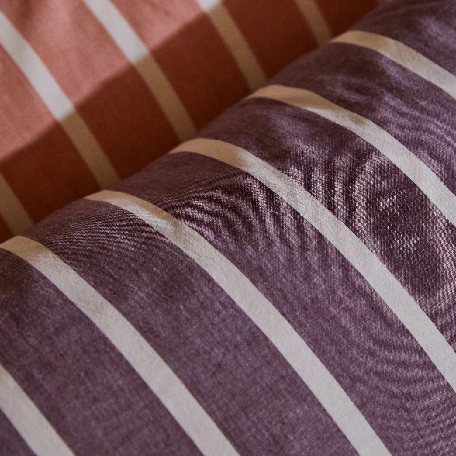Abrielle Cotton Pillowcase Set - Mahogany