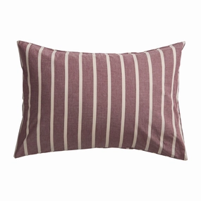 Abrielle Cotton Pillowcase Set - Mahogany