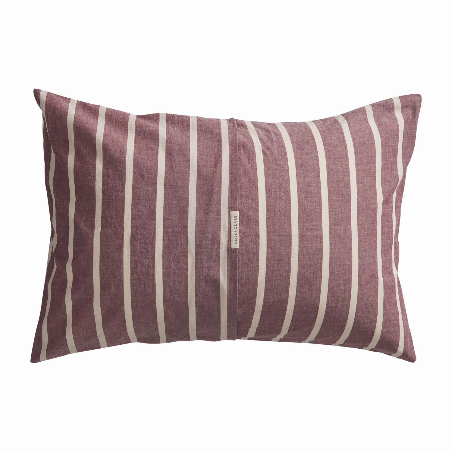 Abrielle Cotton Pillowcase Set - Mahogany