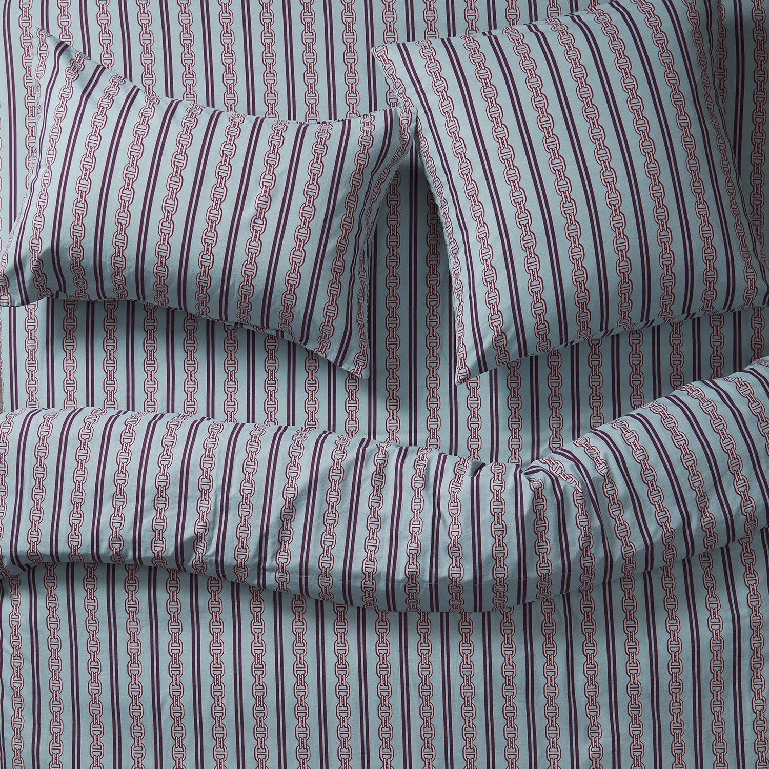 Acadia Cotton Pillowcase Set - Cirrus