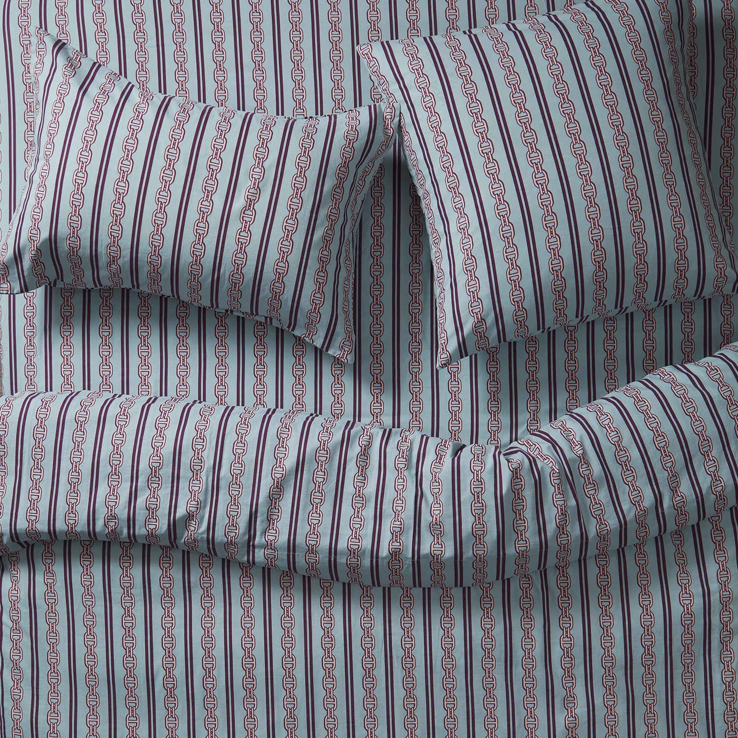 Acadia Cotton Pillowcase Set - Cirrus