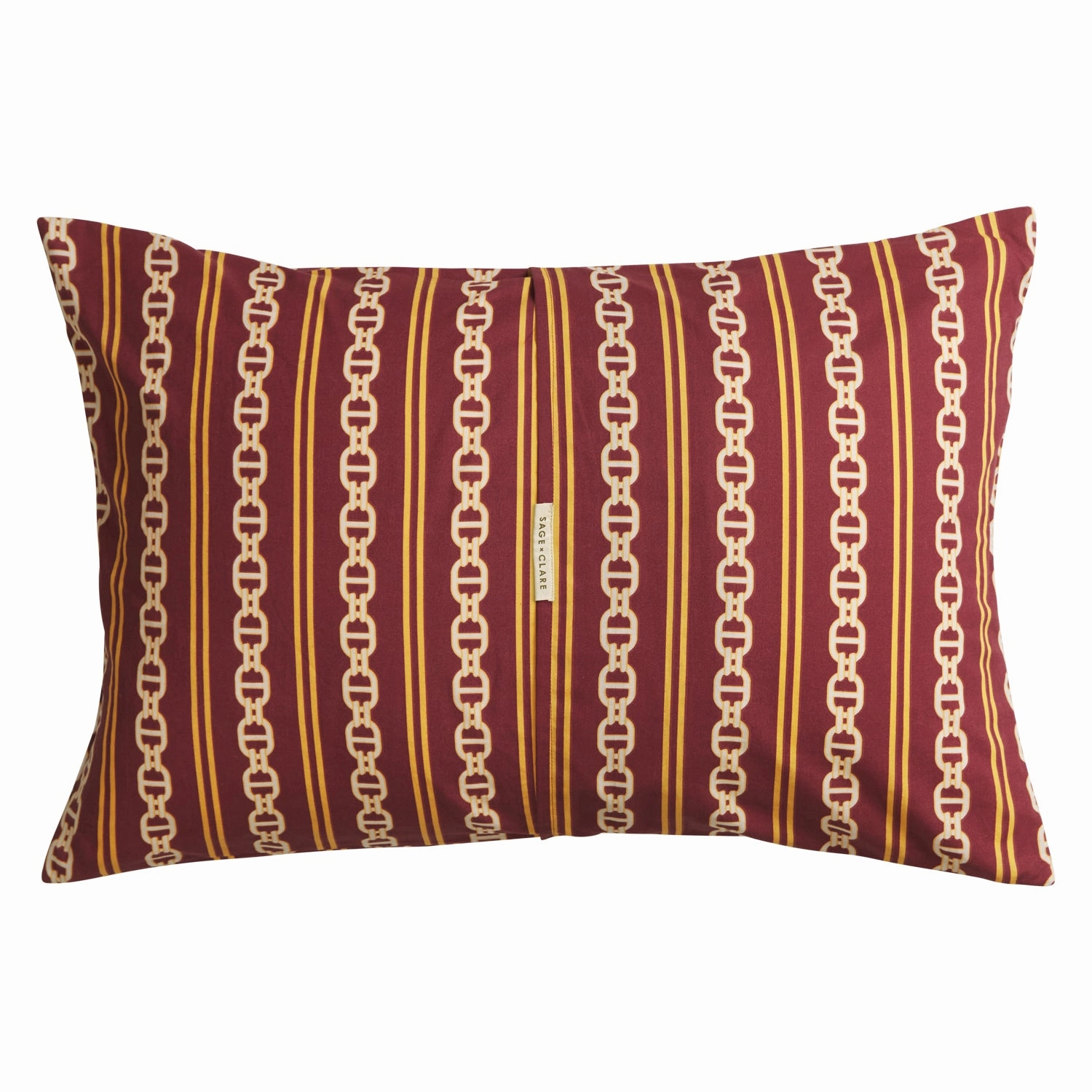 Acadia Cotton Pillowcase Set - Mahogany