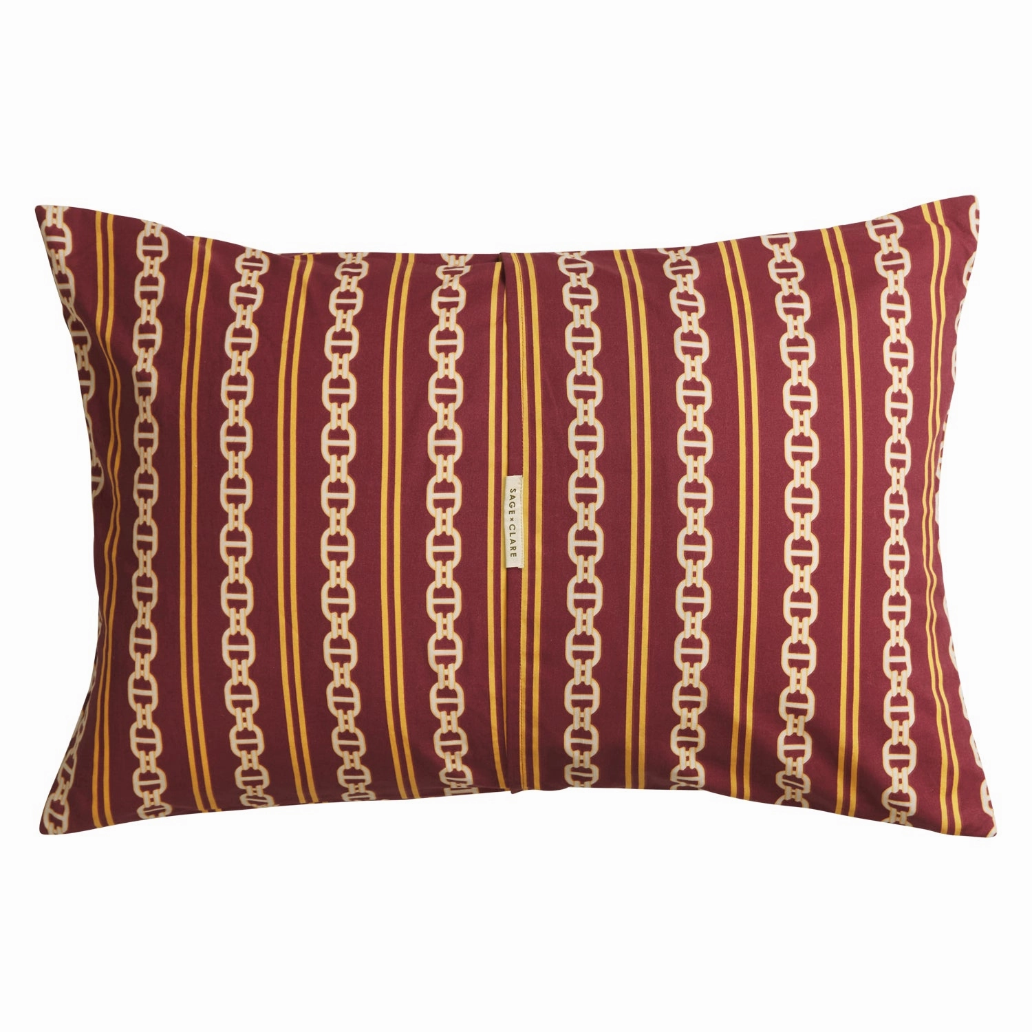 Acadia Cotton Pillowcase Set - Mahogany