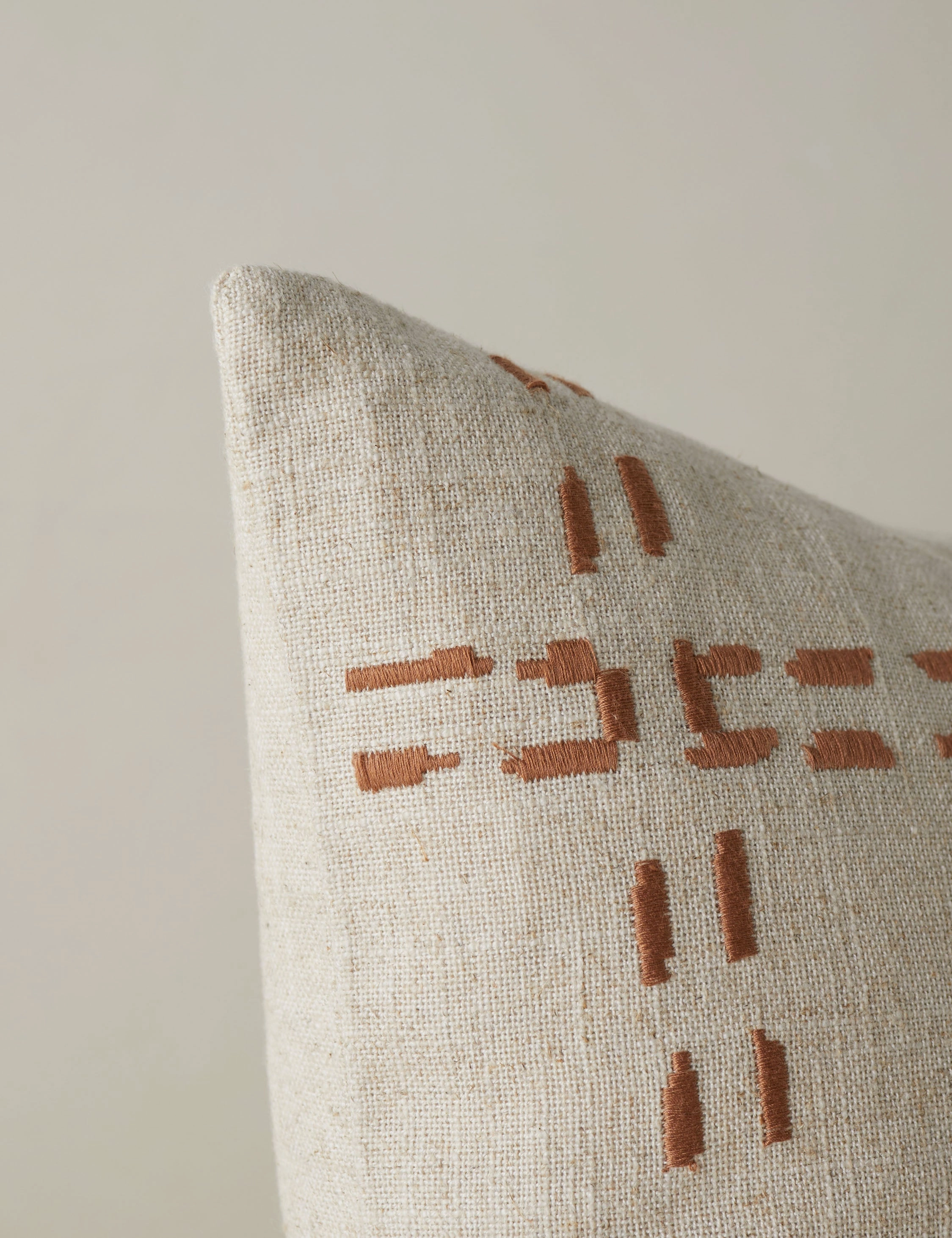 Accord Embroidered Pillow by Élan Byrd