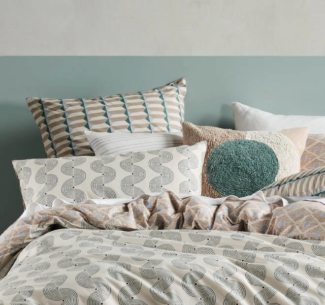 Aida European Pillowcase Sky