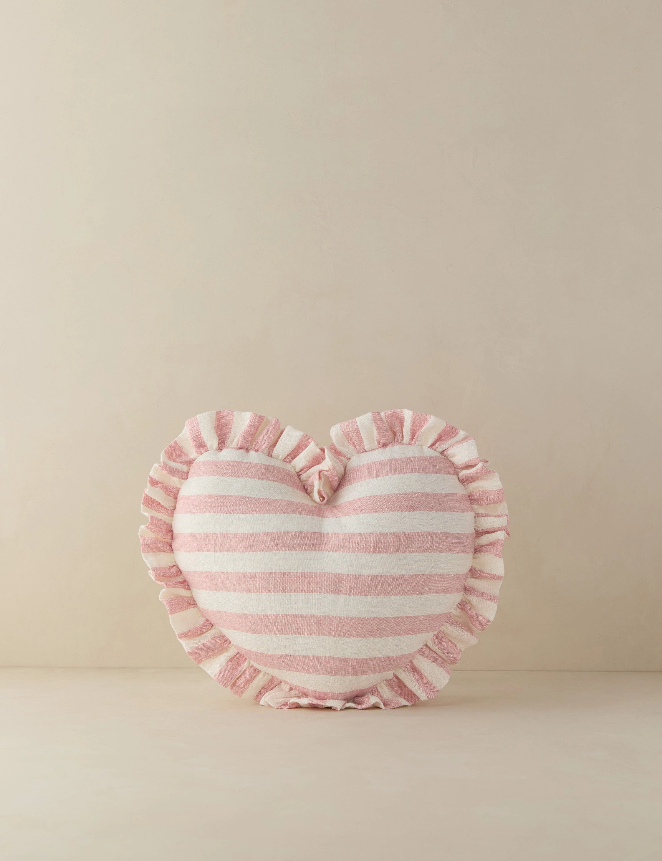 Amaroso Linen Heart Pillow