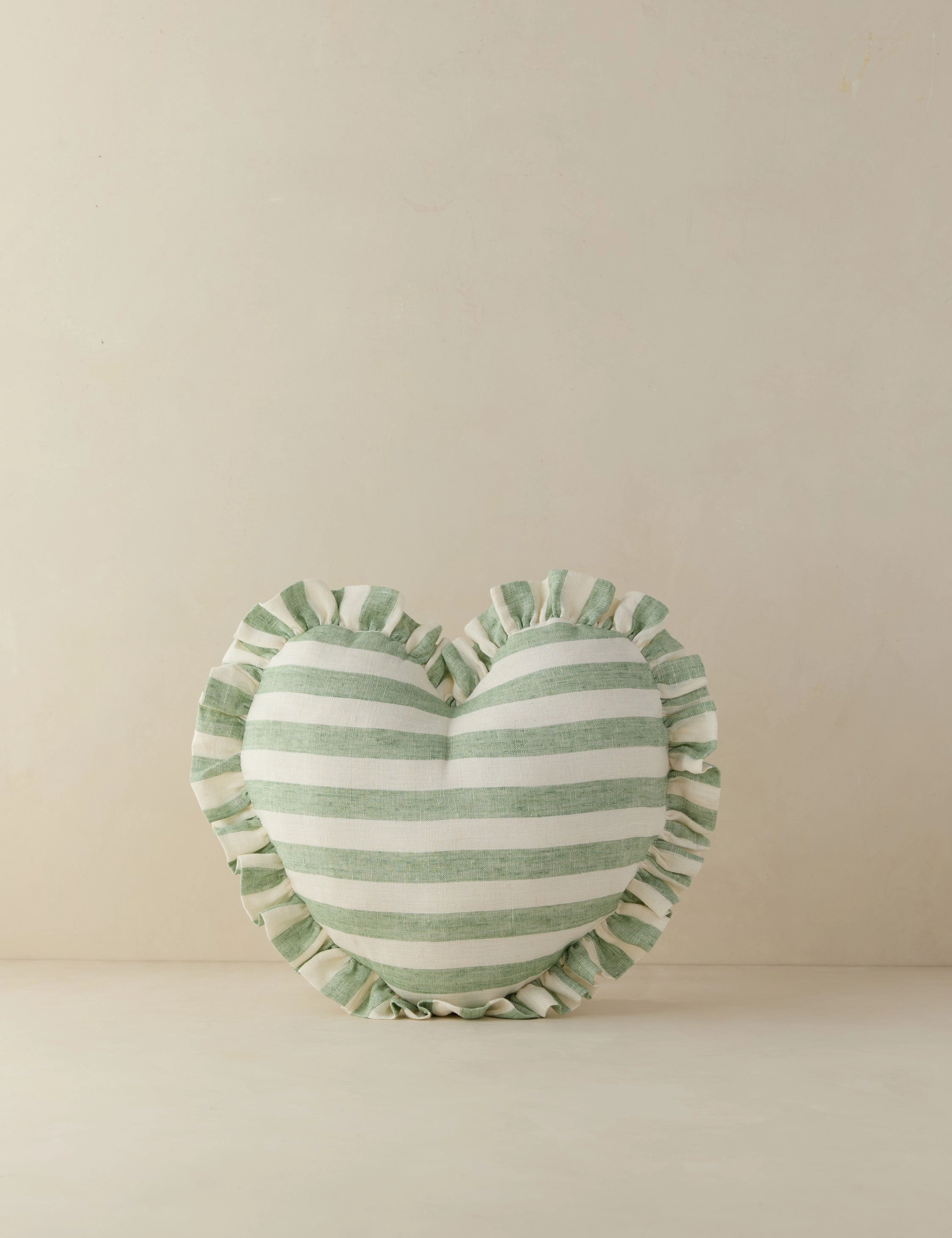 Amaroso Linen Heart Pillow