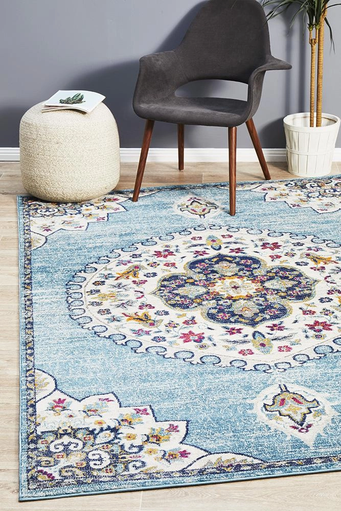 Babylon 202 Rug (Blue) by Rug Culture