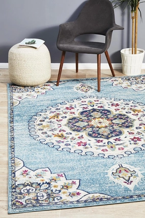 Babylon 202 Rug (Blue) by Rug Culture
