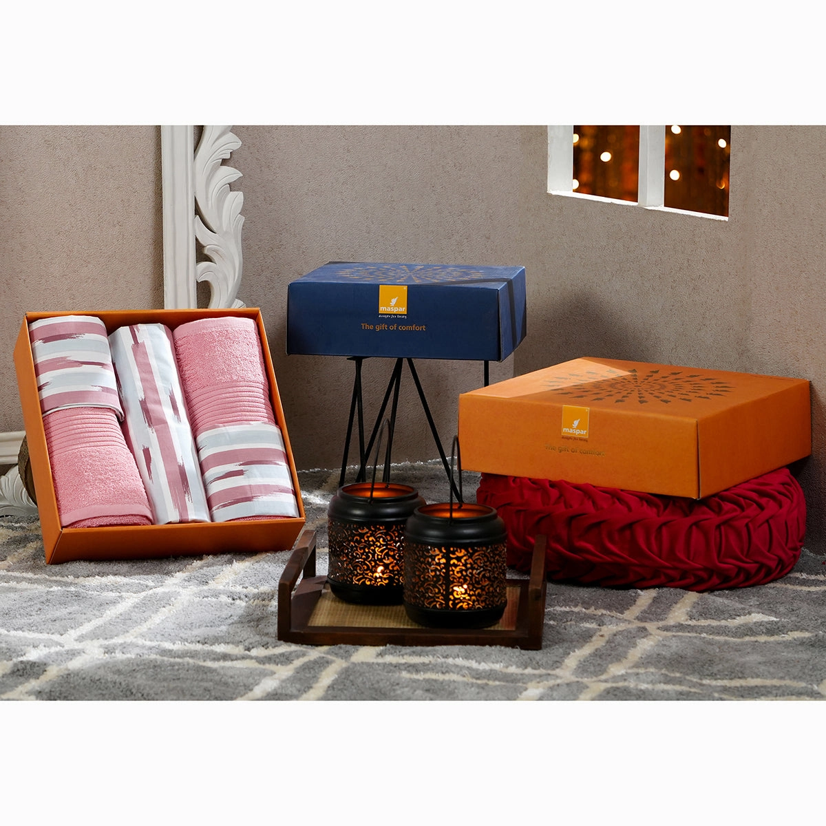 Backyard Patio Astra Bed Bath Set Red