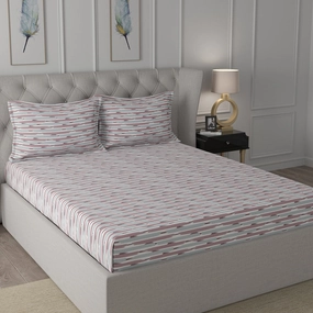 Backyard Patio Astra Printed Bed Sheet with Pillow Case