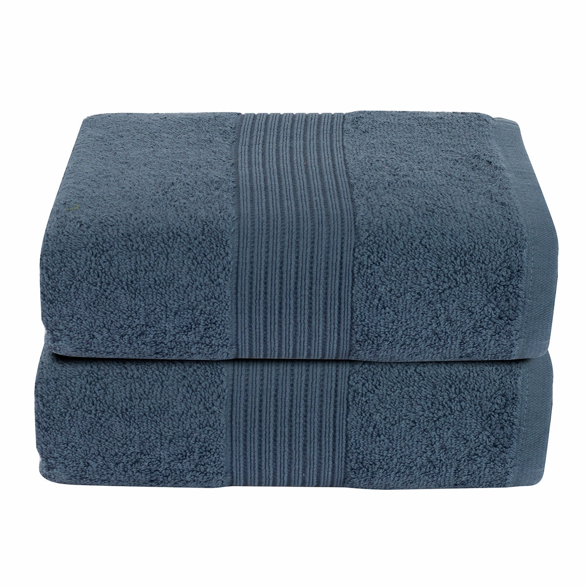 Backyard Patio Rustic Leaf Bed Bath Set Blue