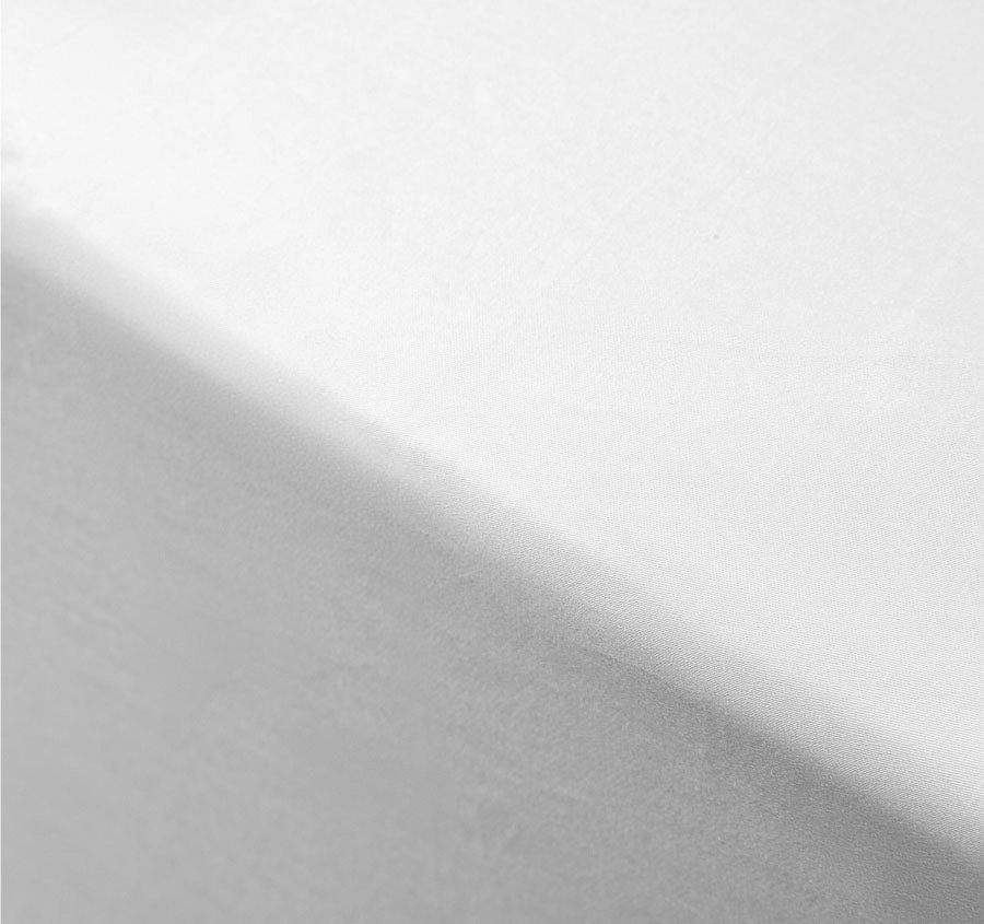 Bamboo Eco 400THC Cotton Mega Fitted Sheet Range White