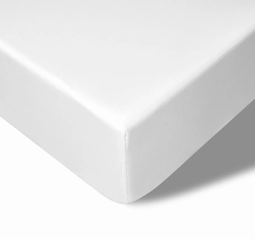 Bamboo Eco 400THC Cotton Mega Fitted Sheet Range White