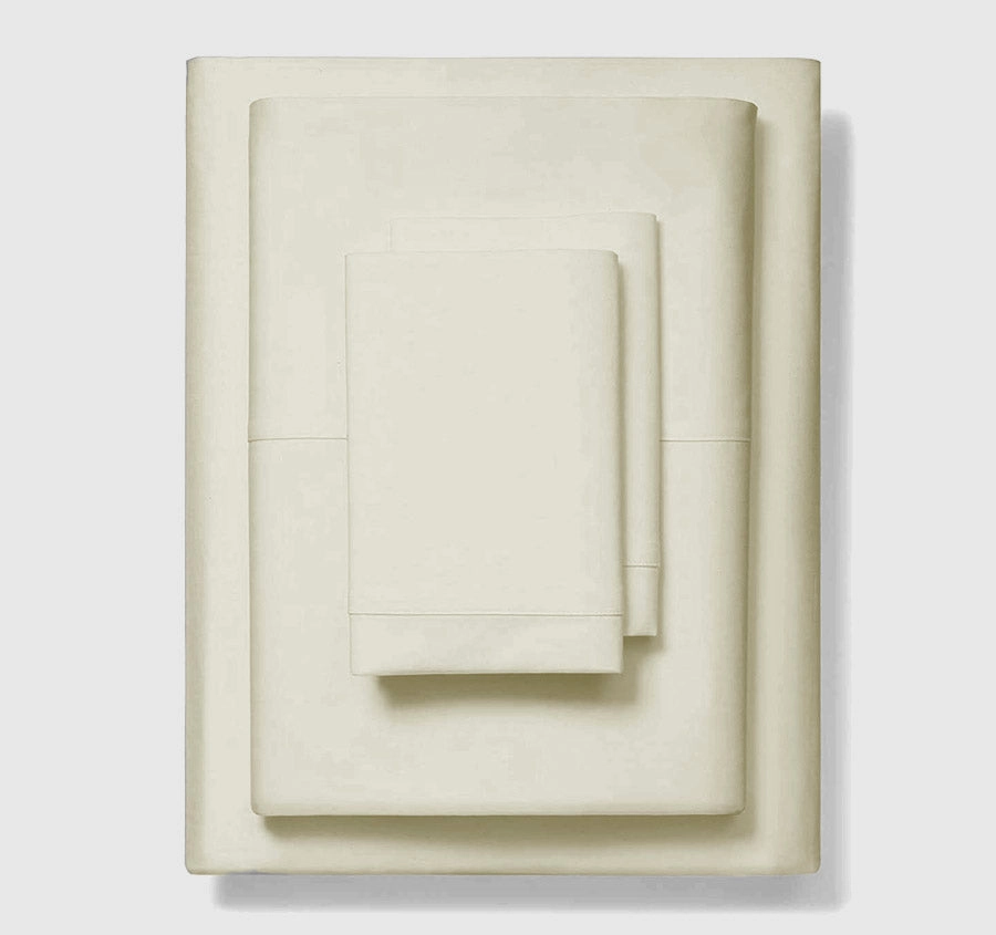 Bamboo Eco 400THC Cotton Mega Sheet Set Range Ivory
