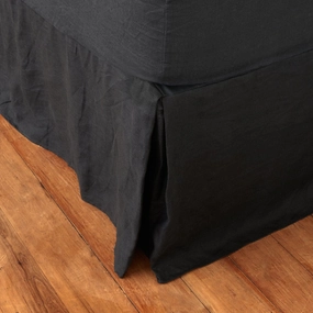 Black Linen Valance