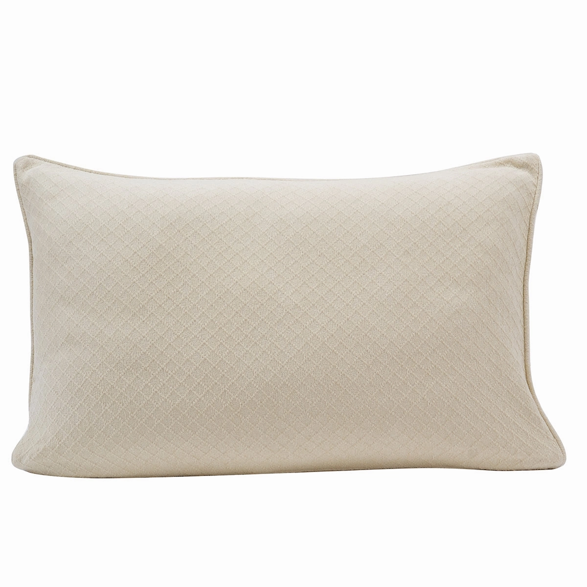 Blaize 100% Cotton Solid Weave Beige Pillow Sham Set