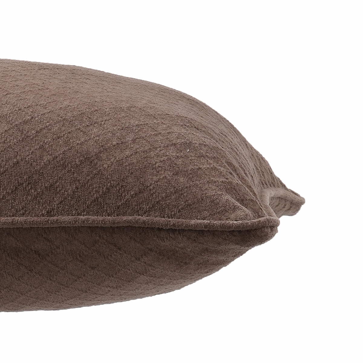 Blaize 100% Cotton Solid Weave Brown Pillow Sham Set
