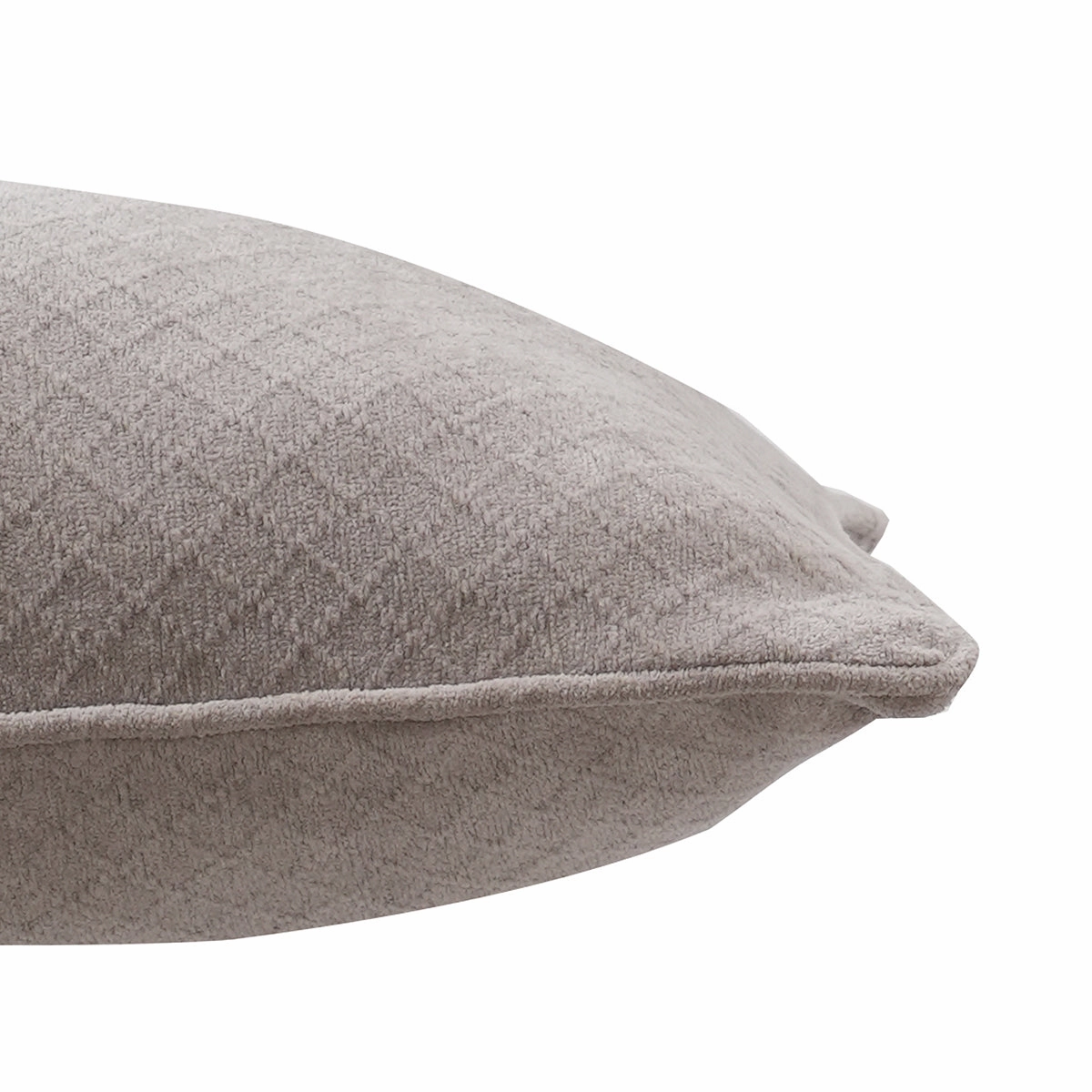 Blaize 100% Cotton Solid Weave Grey Pillow Sham Set