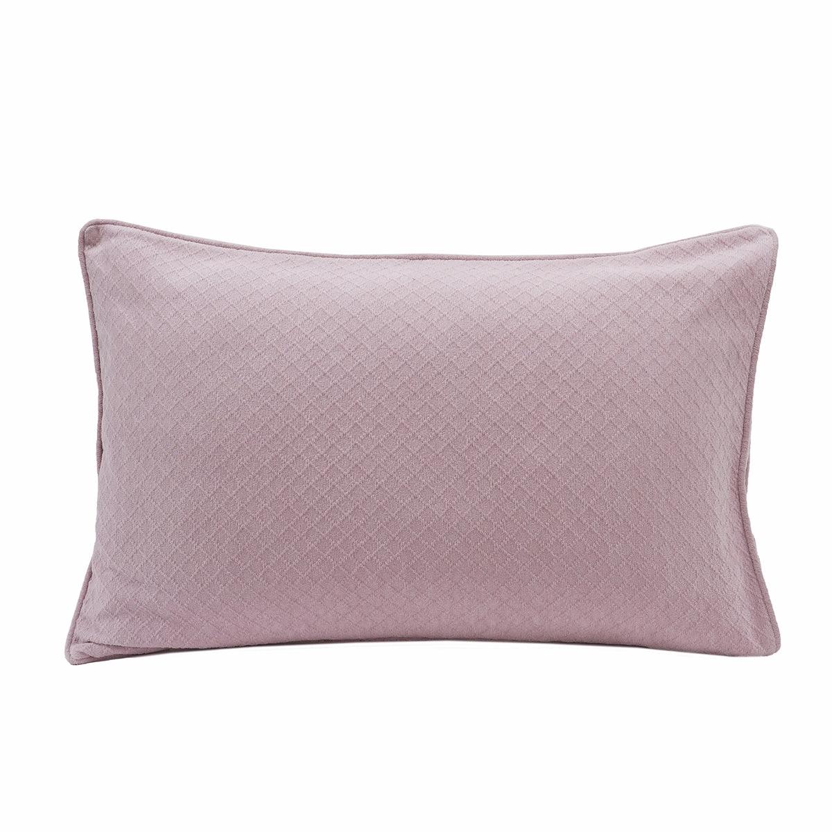Blaize 100% Cotton Solid Weave Purple Pillow Sham Set