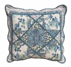 Blue Bouquet European Pillowcase