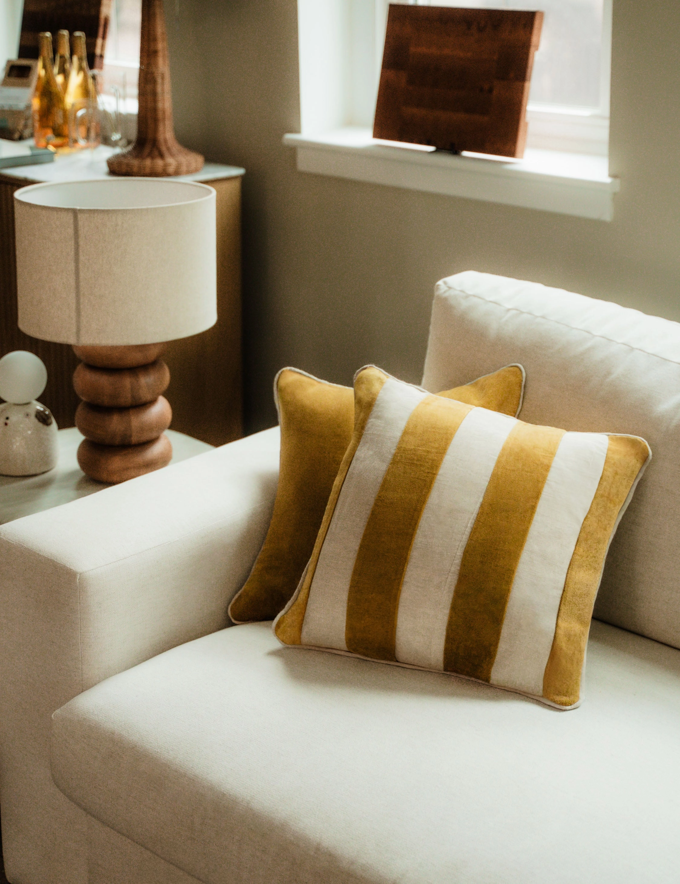 Borroto Velvet Stripe Pillow