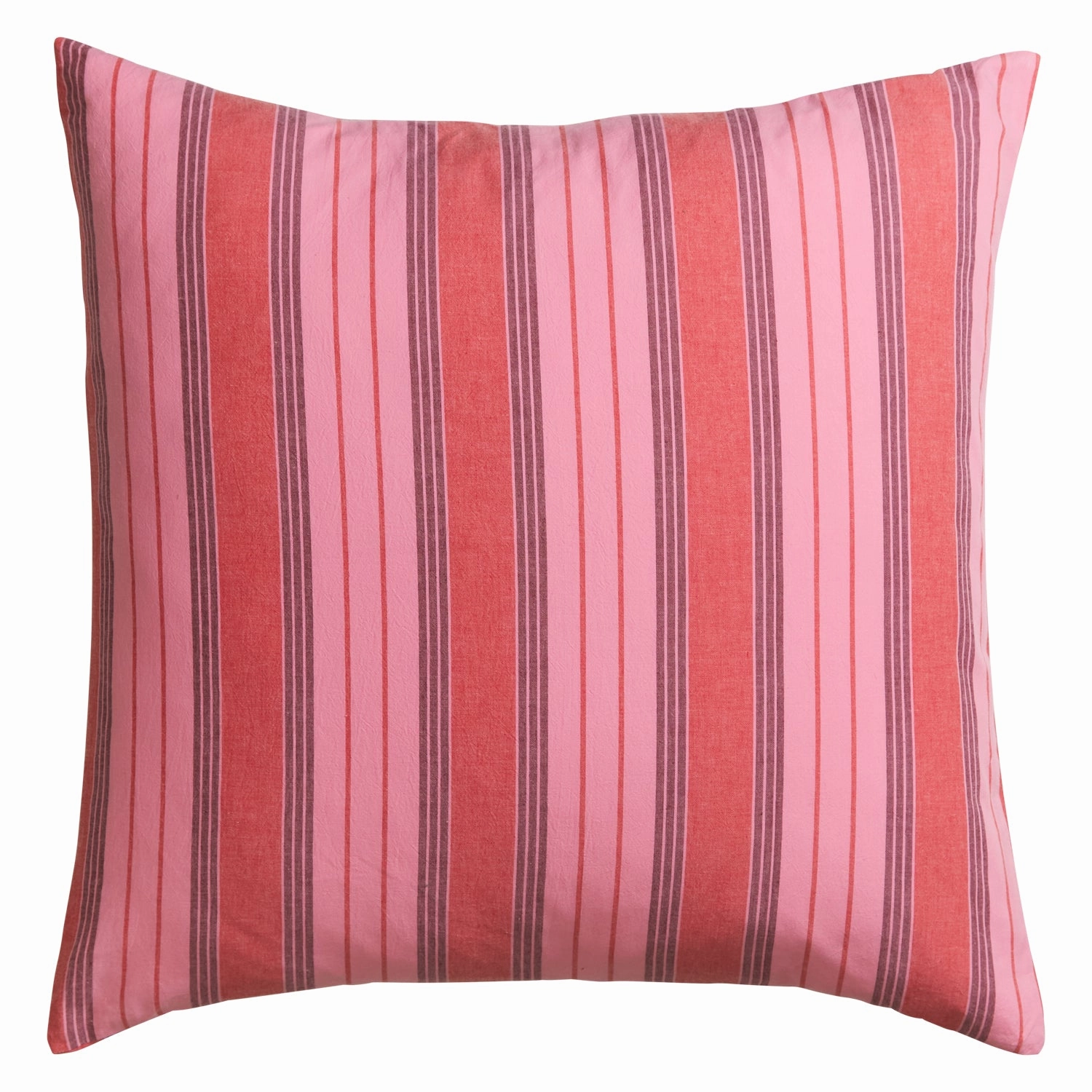 Brigitte Cotton Euro Pillowcase Set - Scarlet