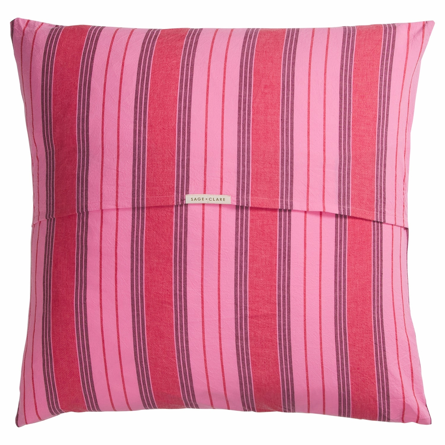Brigitte Cotton Euro Pillowcase Set - Scarlet