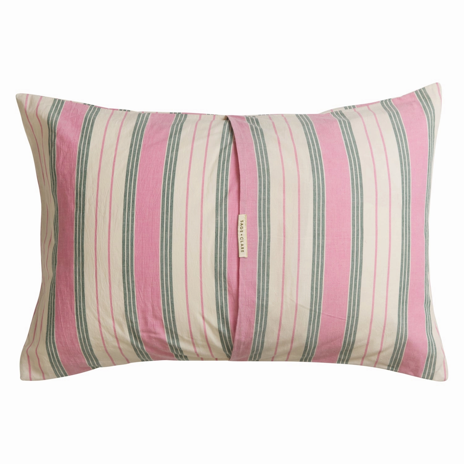 Brigitte Cotton Pillowcase Set - Fuchsia