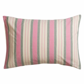 Brigitte Cotton Pillowcase Set - Fuchsia