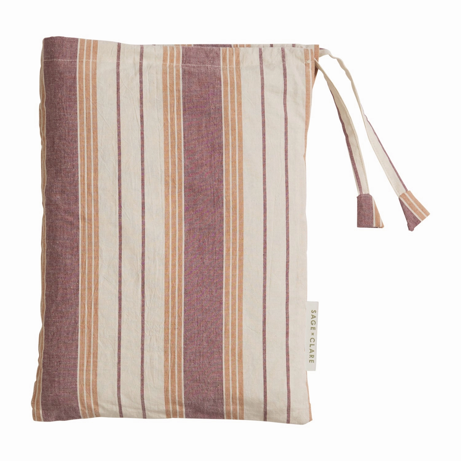 Brigitte Cotton Pillowcase Set - Mahogany