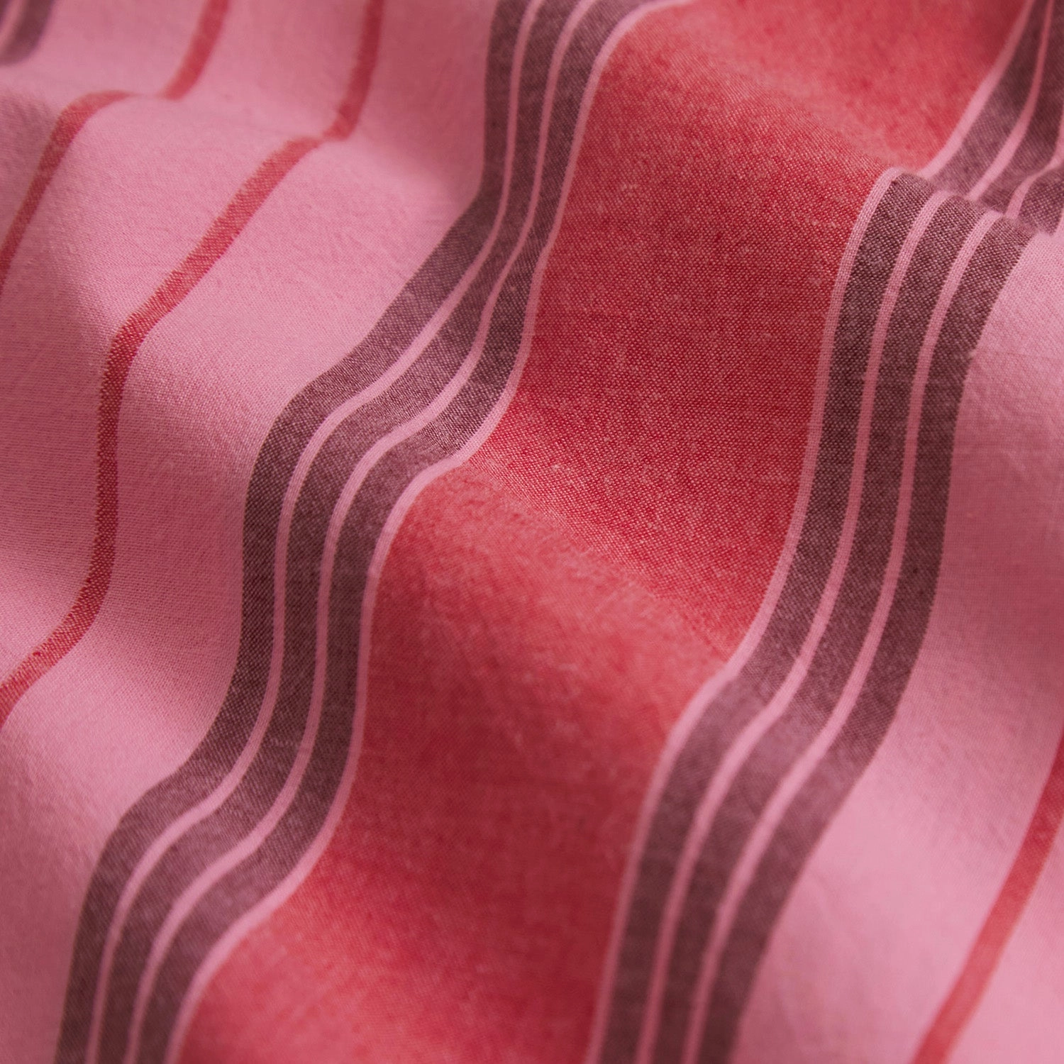 Brigitte Cotton Pillowcase Set - Scarlet