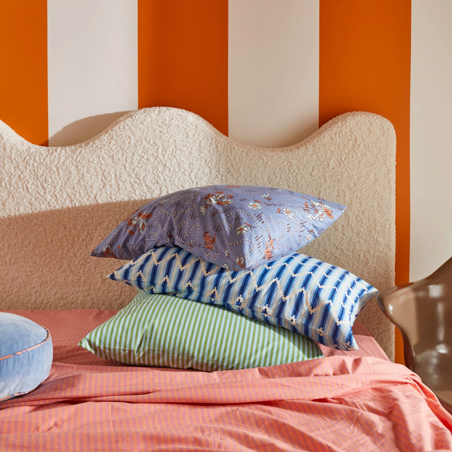 Bundi Cotton Pillowcase Set - Palm