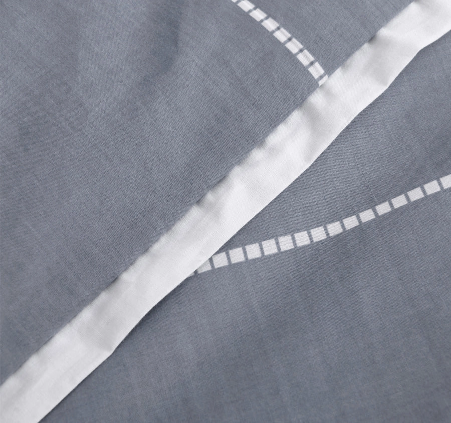 Calista Standard Pillowcase Pair Granite