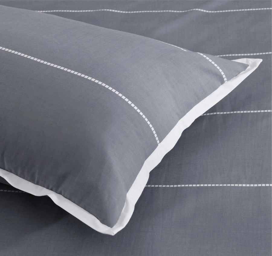 Calista Standard Pillowcase Pair Granite