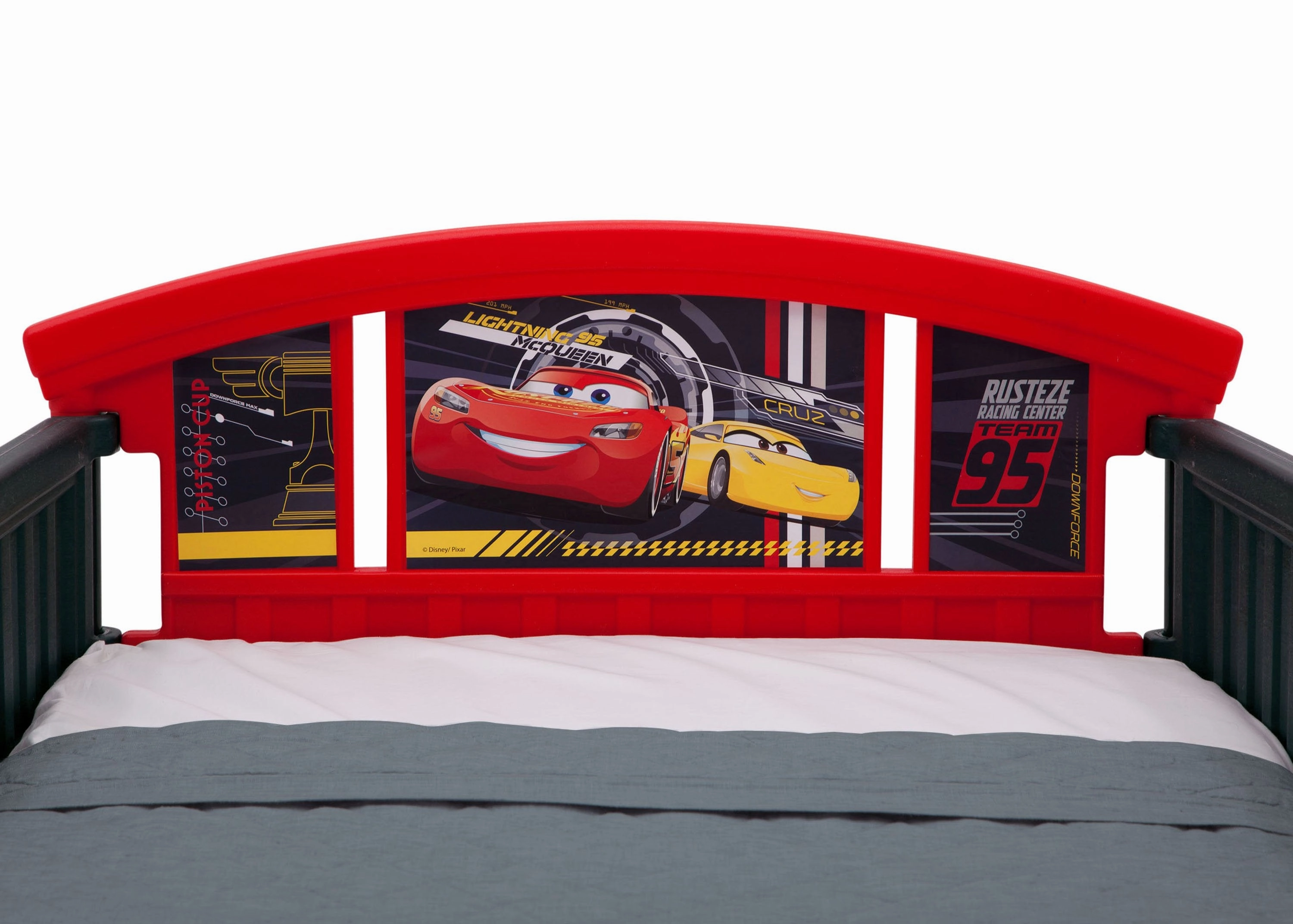 Cars 3D-Footboard Toddler Bed