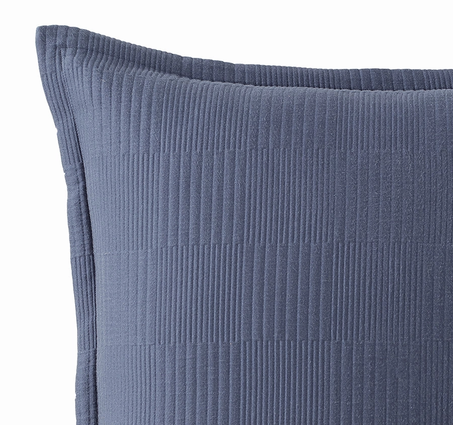Caspian European Pillowcase Indigo