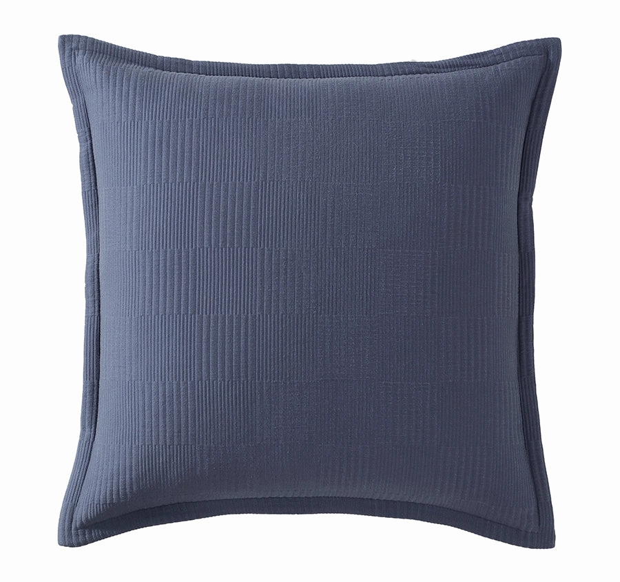 Caspian European Pillowcase Indigo
