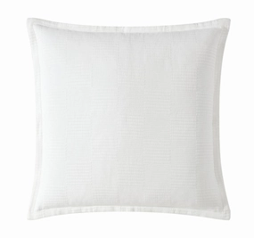 Caspian European Pillowcase White