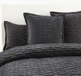 Charlotte European Pillowcase Onyx