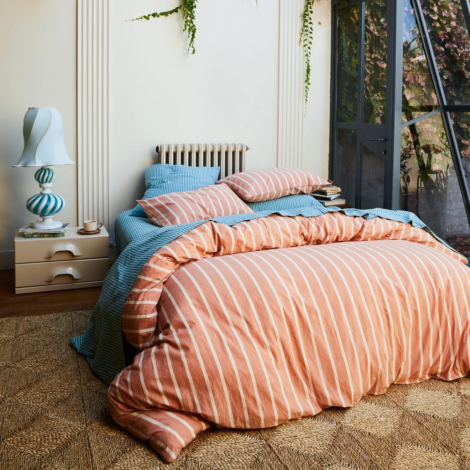 Cordell Cotton Euro Pillowcase Set - Capri