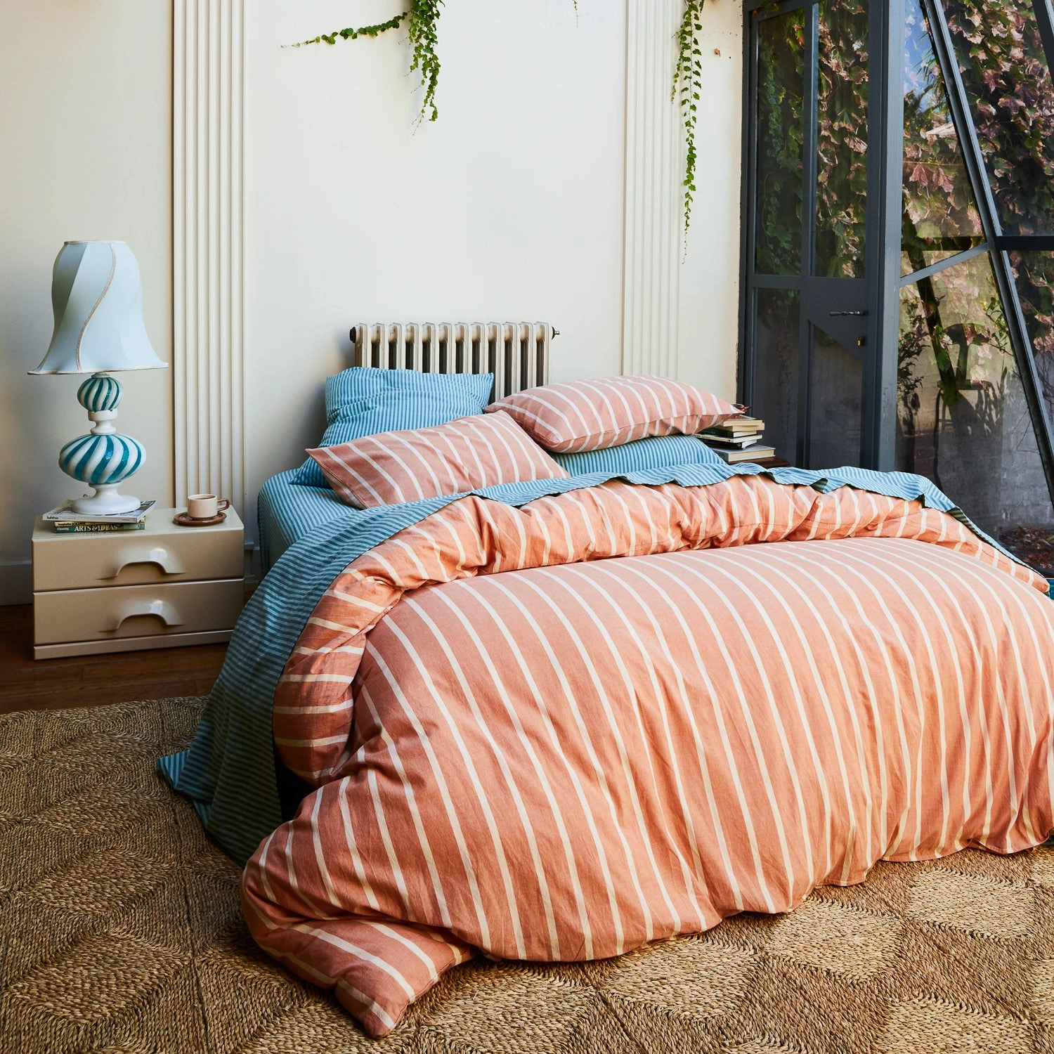 Cordell Cotton Euro Pillowcase Set - Capri